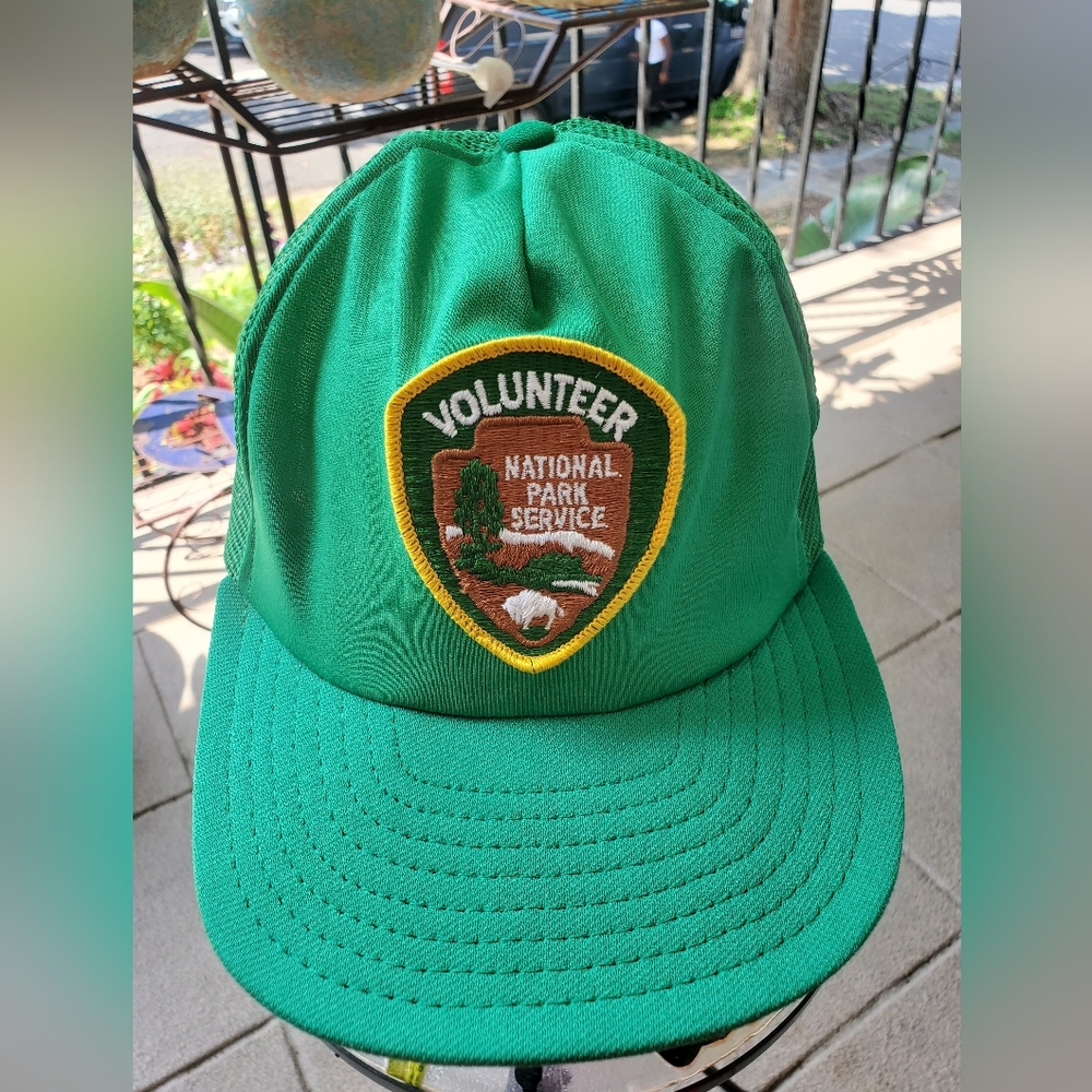 Green National Park Service Volunteer Cap